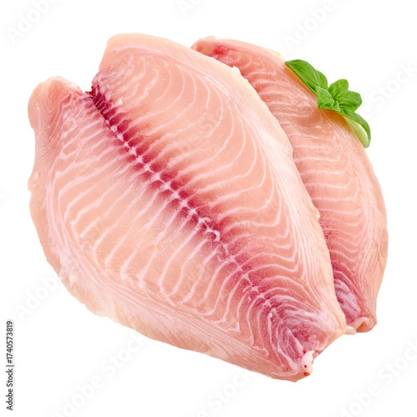 Obraz Two fresh fish fillets