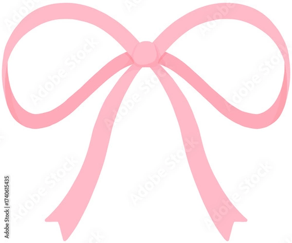 Obraz 리본_핑크_얇은리본장식