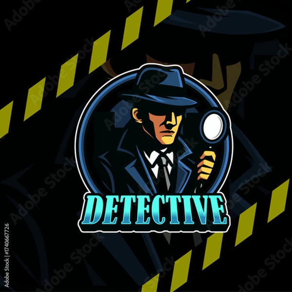 Obraz Noir Detective Esport logo
