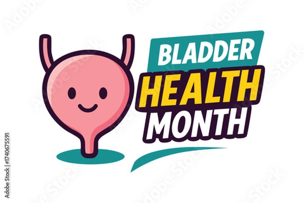 Fototapeta Join Bladder Health Month to learn prevention tips stay hydrated and access support for urinary wellness
