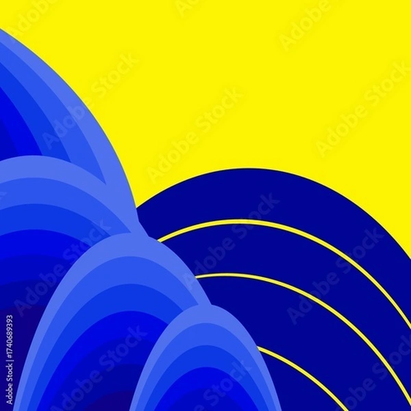 Fototapeta abstract blue background