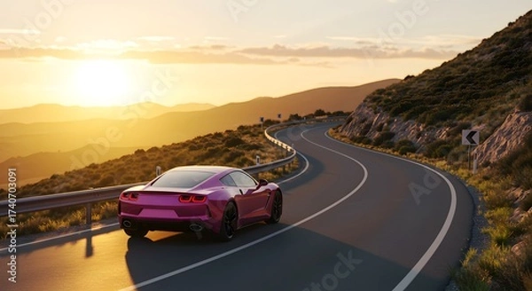 Fototapeta driving on the highway