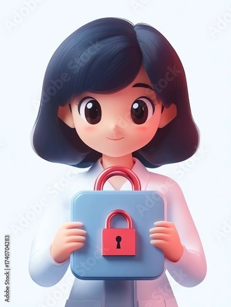 Fototapeta Encrypted file protection system