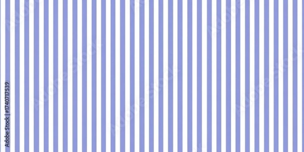 Obraz A pattern of vertical stripes in varying shades of blue and white, creating a modern and fresh aesthetic.