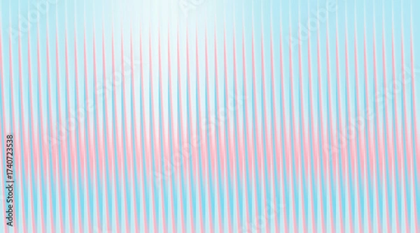 Fototapeta Abstract background with vertical lines in blue, pink, and white.