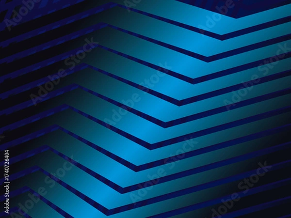 Fototapeta Premium background design with diagonal dark blue stripes pattern. Vector horizontal template for digital lux business banner, contemporary formal invitation, luxury voucher, prestigious gift certific