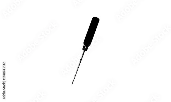 Fototapeta screwdriver isolated on white background