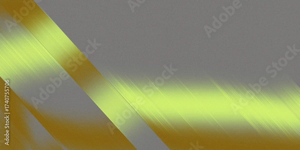 Fototapeta Abstract soft golden yellow streak pattern on gray background with gradient noise texture and smooth light blur