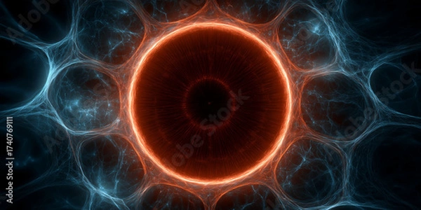 Fototapeta Exploring mrna vaccine technology innovations in healthcare scientific research digital art abstract environment futuristic viewpoint