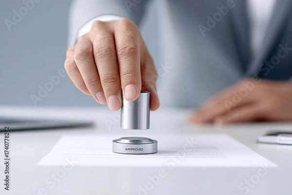 Obraz close up of business people working together APPROVED