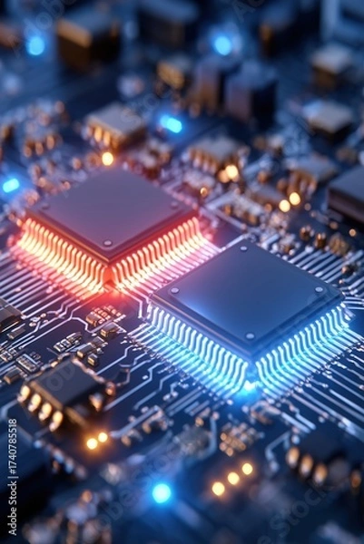 Obraz cpu chip