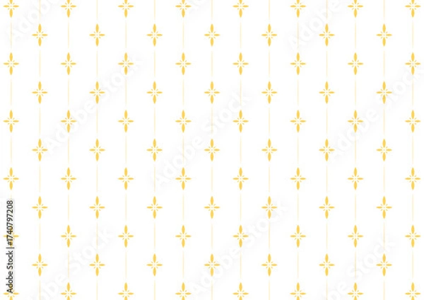 Obraz Wheat pattern vector on white background. Oat or Grain pattern. Paddy backdrop.