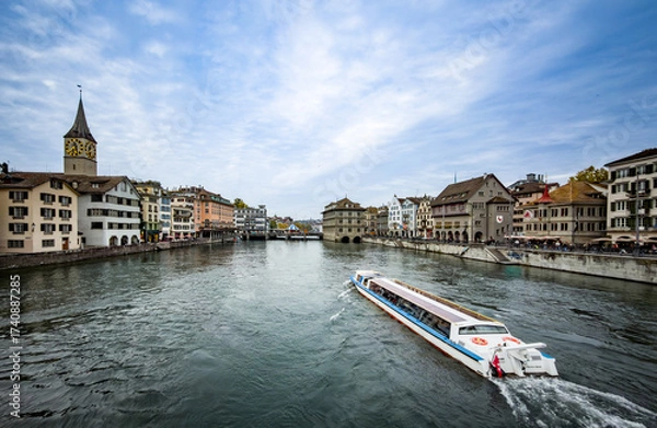 Obraz Zurich, Limmat