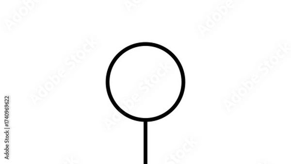 Fototapeta Magnifying glass