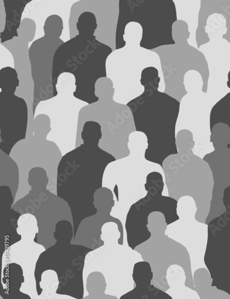 Obraz people - seamless pattern