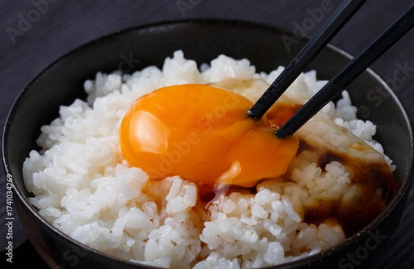 Obraz 卵かけご飯