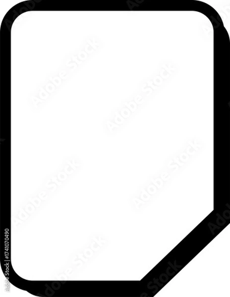 Obraz white text box with exclamation mark