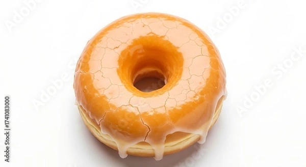 Obraz cake on a white background