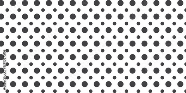 Obraz Dot seamless pattern. Vector seamless pattern. Simple graphic design. eps 10