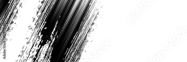 Fototapeta Dots halftone white and blue color pattern gradient grunge texture background. Dots pop art comics sport style vector illustration eps 10