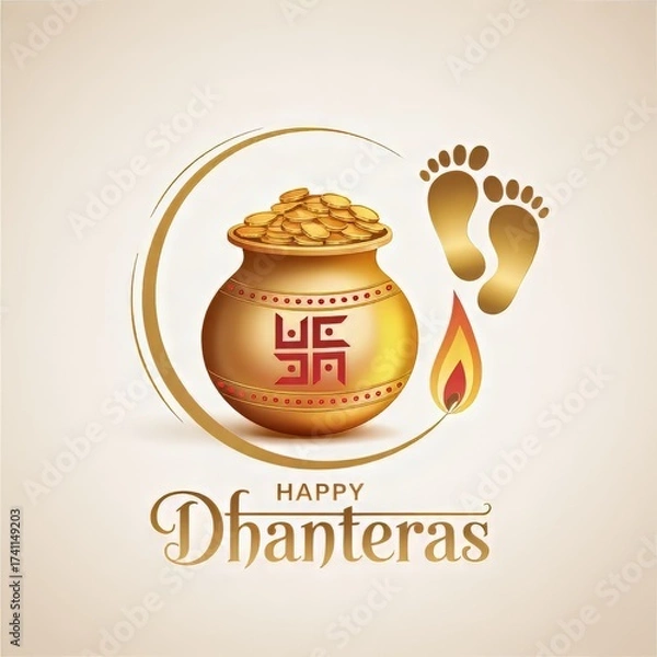 Obraz Happy Dhanteras Social Banner