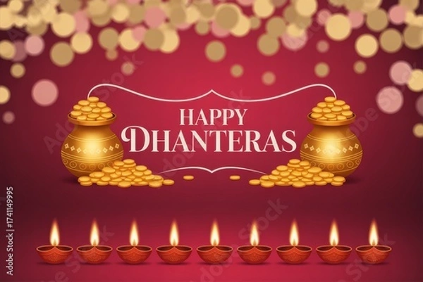 Obraz Happy Dhanteras Artwork