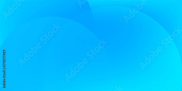 Obraz Abstract background blue with dynamic circle shape elements. Trendy and modern geometric gradient background. Vector Illustration