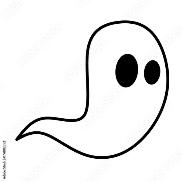 Obraz ghost vector icon