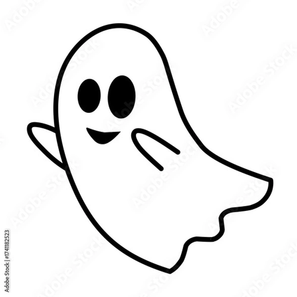 Obraz ghost vector icon