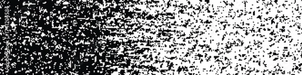 Fototapeta Abstract random squares, background. Disintegration pixel effect illustration. Disappear transform rectangle texture.
