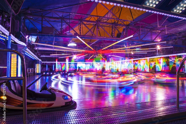 Fototapeta Autoscooter