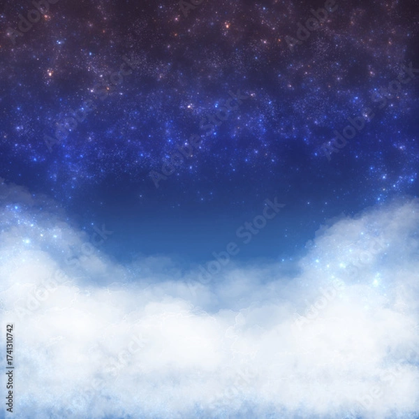 Obraz starry night sky