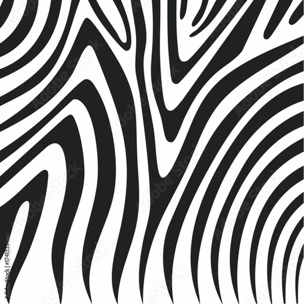 Obraz zebra skin texture