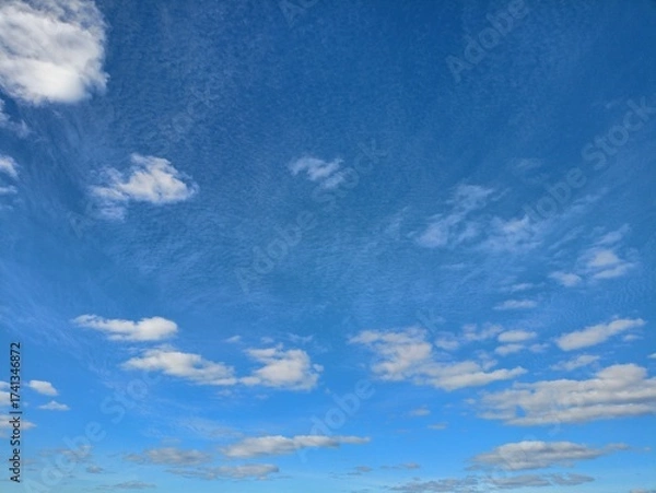Obraz blue sky with clouds