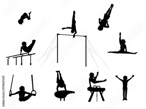 Fototapeta 体操競技男子