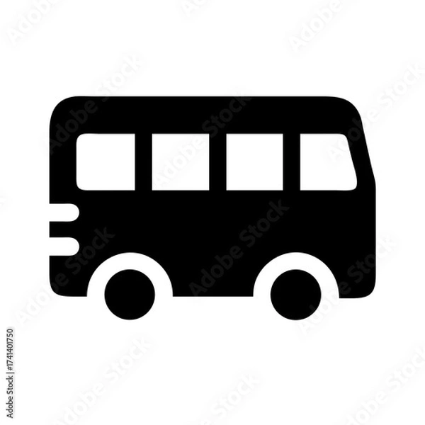 Fototapeta Vector art of bus