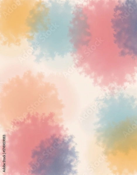 Obraz Layered Pastel Folded Paper Abstract Background
