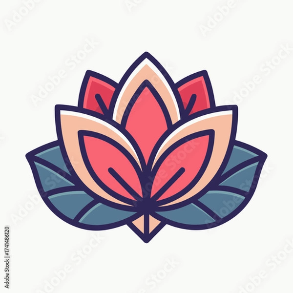 Obraz abstract flower design