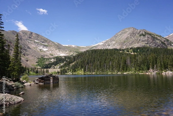 Obraz Cabin on the lake 