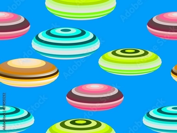 Obraz seamless pattern with colorful balls