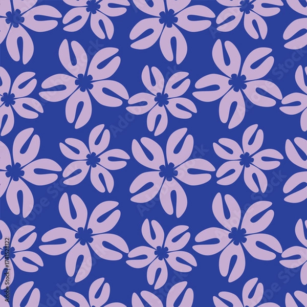 Fototapeta seamless floral pattern