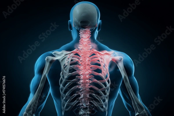 Obraz skeleton, anatomy