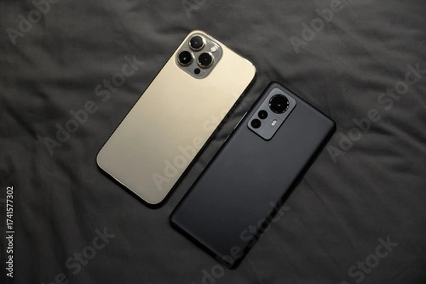 Obraz smartphones on the table