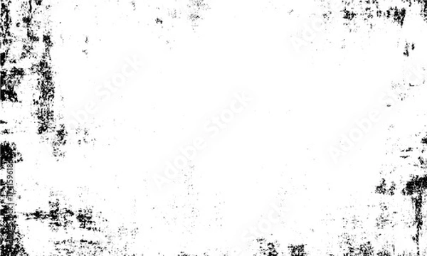 Fototapeta Abstract vector noise background with small particles and dust effect  
Distressed grunge texture overlay isolated on white background