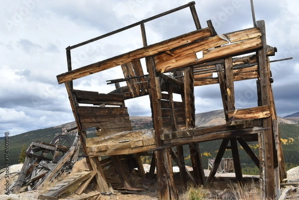 Fototapeta Old Mining Structure