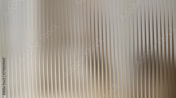 Fototapeta Abstract background with vertical pleats and soft light