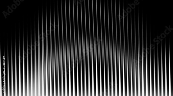 Fototapeta Abstract black and white vertical lines pattern