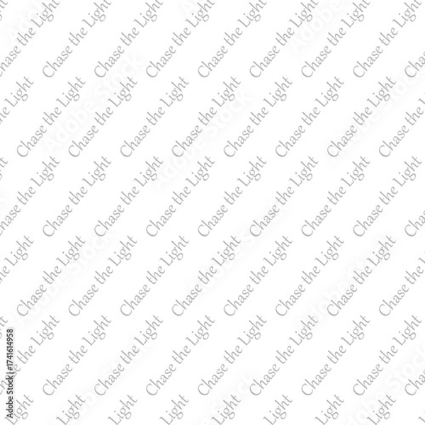 Obraz Chase the Light Subtle Text Pattern