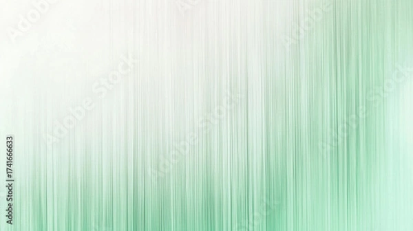 Fototapeta ミントグリーンの縦線グラデーション
