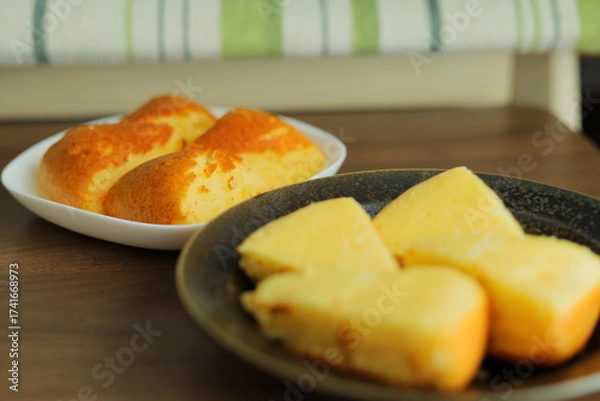 Obraz ケーキとお皿